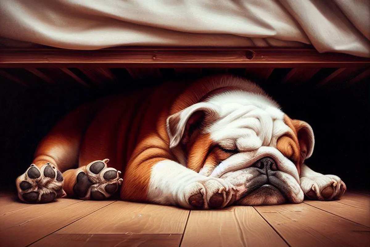 Why Do Dogs Sleep Under Beds